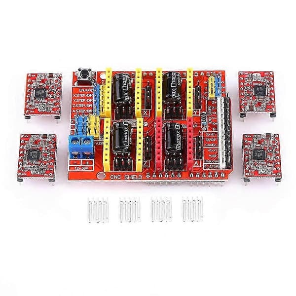 CNC Shield 4 stk. A4988 Stepper Driver til 3D-printergraver—ls