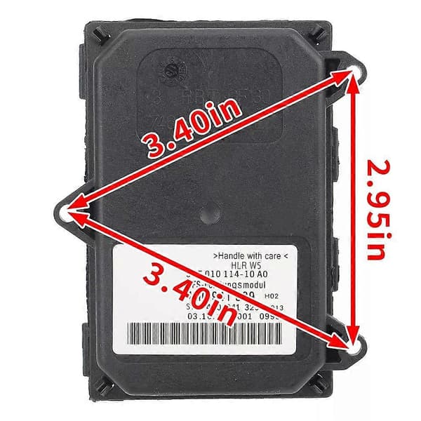 Kontrollmodul for frontlys, strømmodul, kurvelys 4H0941329 for A3 8V A8 4H A7 A6 4G—ls Svart