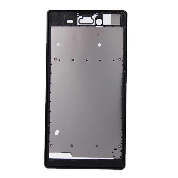 Etukotelo liimatarralla Sony Xperia T3:lle Black
