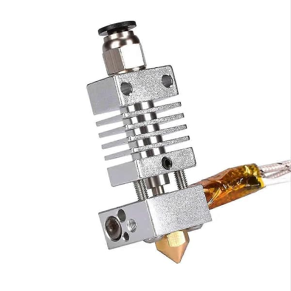 5 stk 0,4 mm 3D-skriver dyser i messing for Ender 3, Ender 5, Anet, Prusa—ls