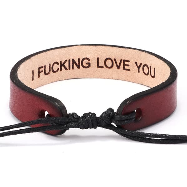 Læderarmbånd til mænd og kvinder - inspirerende og opmuntrende