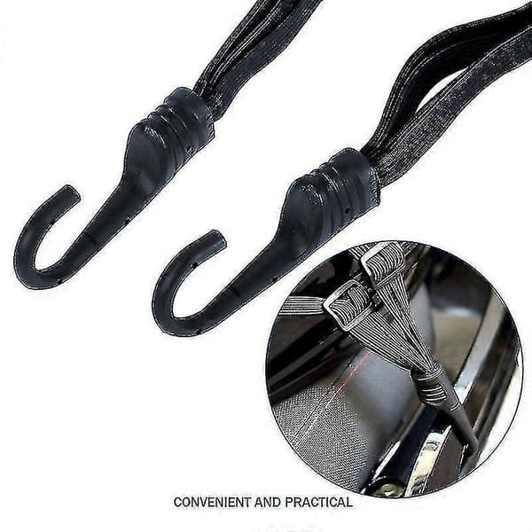Motorcykelhjelmreb Meget elastisk bagagebindingssnor 60 cm til stabilisering af hjelm