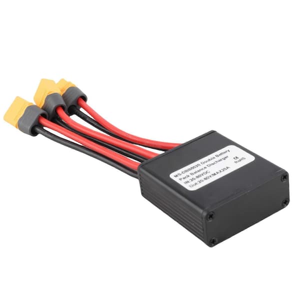 Dobbelt batteriudladningskonverter DC20-80V XT60-interface Dobbelt batteri parallelmoduladapter til 250-3000W motor[ls]