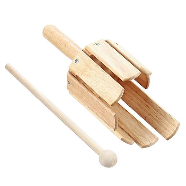 Træpercussioninstrument Håndholdt lydeffektinstrument med kølle til Olff Percussioninstrument