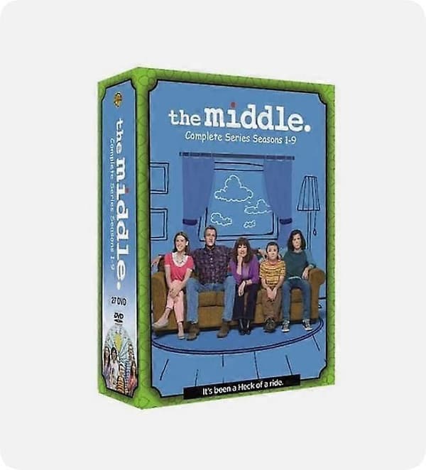 The Middle: Komplett TV-serie sesong 1-9 27 disker DVD engelsk versjon