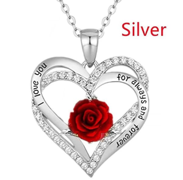 Morsdagsgaver Rosenkjede for kvinner silver