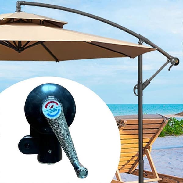 Parasol Tilbehør Terrasseparasol til Altan Strandterrasse Crank handle set