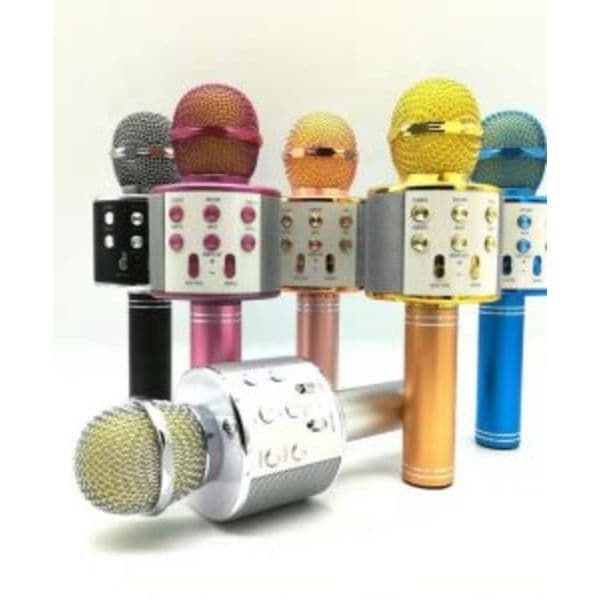 JULKLAPP KTV bluetooth karaoke WS-858 WSTER vaalea kulta
