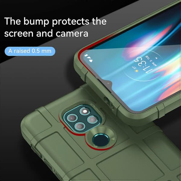 För Lenovo Lemon K12 / K12 Note Heltäckande Stötsäkert TPU-telefonfodral Green