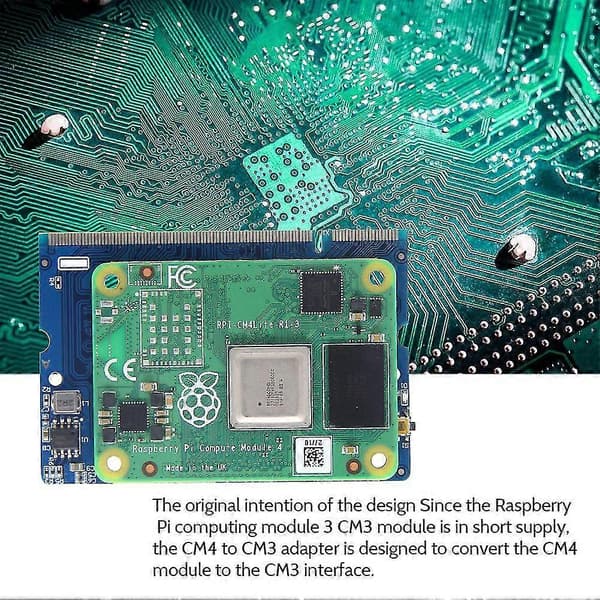 Cm4 til Cm3-adapter for Raspberry Pi Computing Module Cm4/cm3+/cm3/cm3l serieadapterkortstøtte – LS