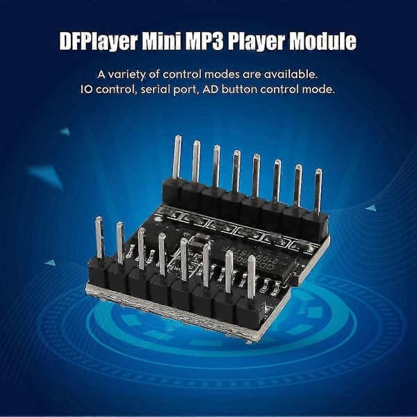 Dfplayer Mini Mp3-spillermodul for svart—ls