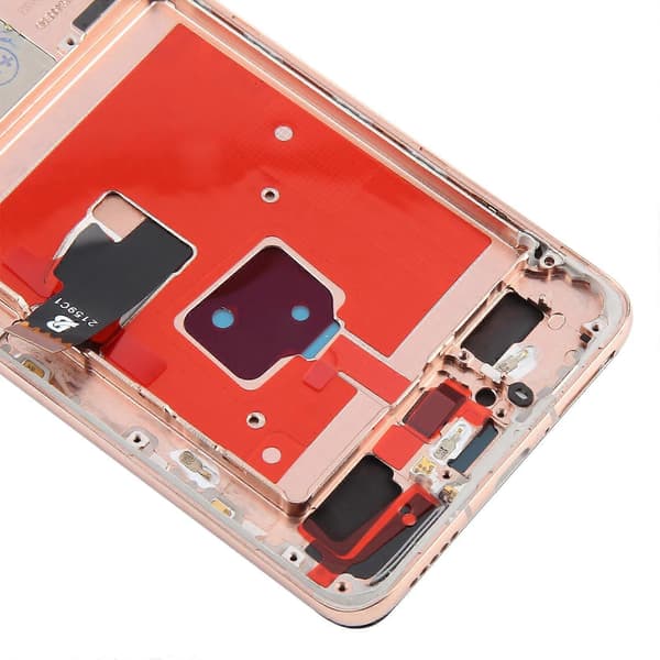För Huawei P40 TFT LCD-skärm Digitizer komplett montering med ram, stöder inte fingeravtrycksidentifiering Pink