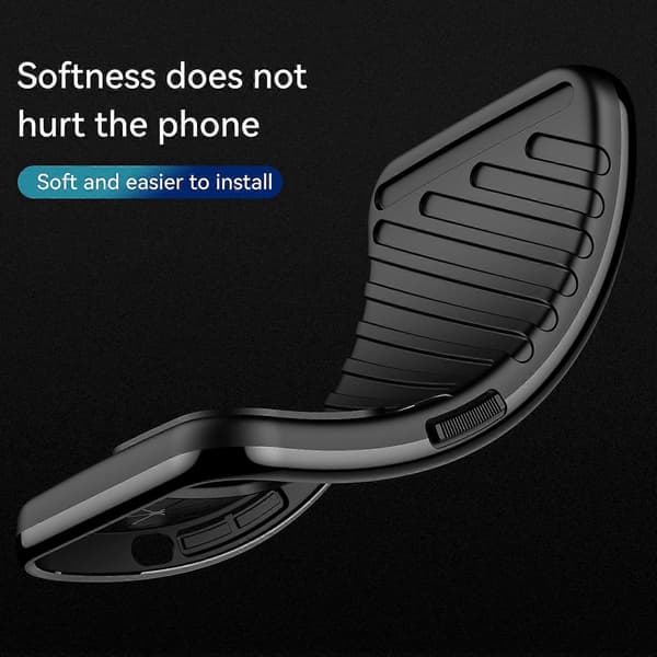 För Lenovo K12 Thunderbolt Stötsäkert TPU Skyddande Mjukt Telefonfodral Black
