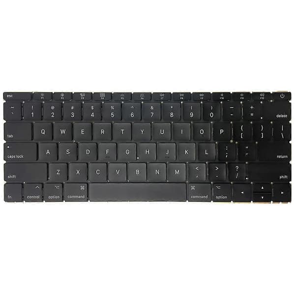 2016 Dual IC US Version Tastatur til MacBook 12 tommer A1534 (2015 - 2017) Inte angivet