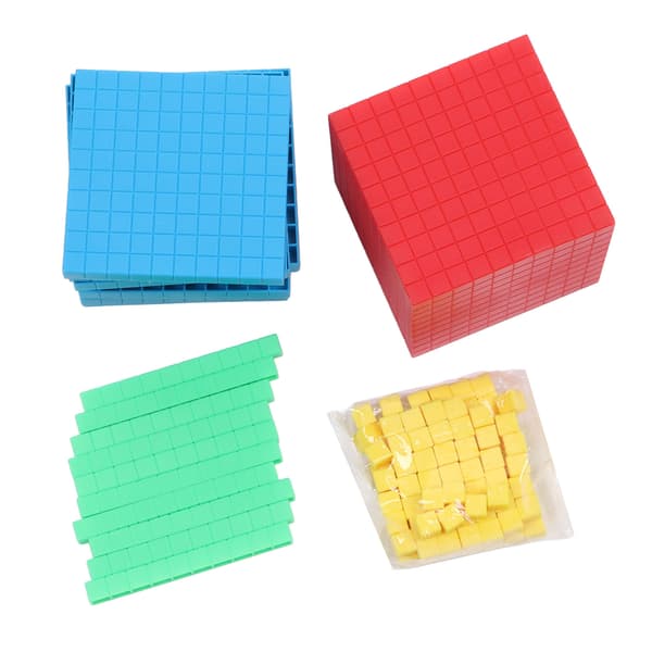 Base ti-blokker klasseromssett for barn matematikk interaktive praktiske base ti-blokker læremidler