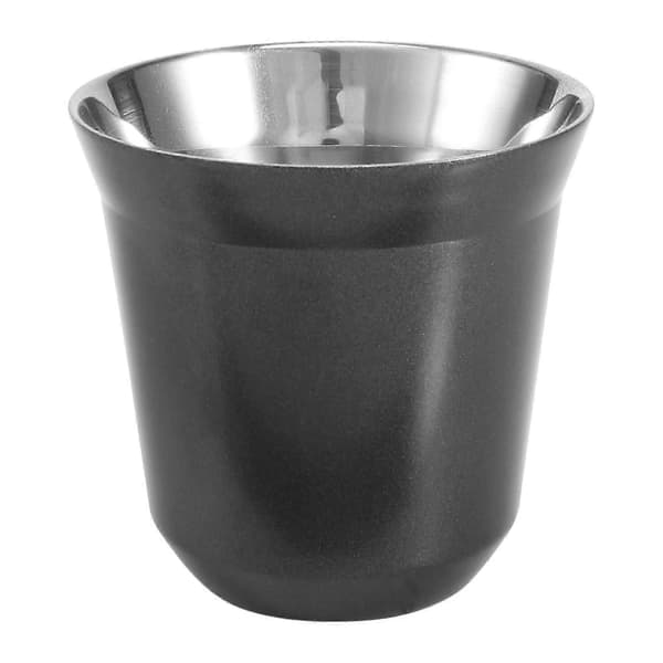 80 ml dobbelvegg i rustfritt stål espressokopp isolasjon for Nespresso Pixie kaffekopp kapselform