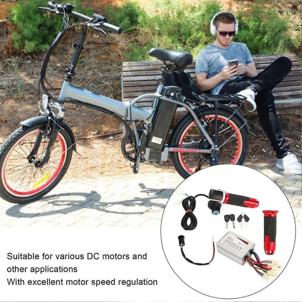 36V 800W Motor Hastighedsregulator Gas Twist Greb Elektrisk Dørlås Sæt Elcykel Controller Sæt[ls]