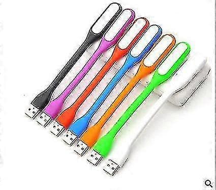 Boklys, LED USB Mini Nattlys 5V 1.2W Power Bank Leselys Lilla—ls