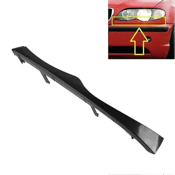 Bilfront under frontlyslistdeksel Trim passer til -BMW E46 330I 330Xi 325I 325Xi 2001 - 2005 511 25-26s—ls