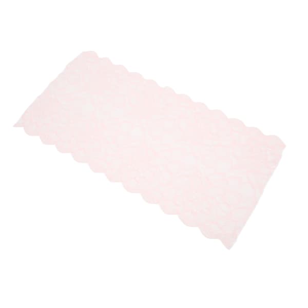 Rosa spetsband 10 yards 23 cm bredd Elegant trim för presentförpackning Brudkläder Broderidekoration