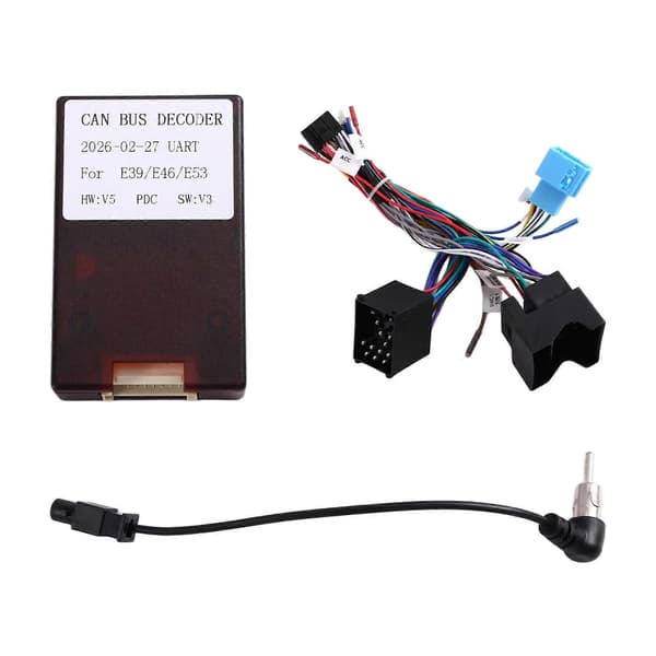 Android bilradio CAN-Bus 16-bens adapter til BMW 5-serie E46 E39 X5 E53 radio strømkabel Canbus boksstik [ls]