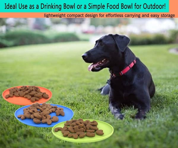 Hundefrisbee, 3-pak Hundeflyver Hundelegetøj, Hund Blød Gummi Intera
