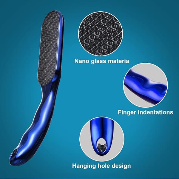 Glassfotfil for død hud - Fotkallusfjerner med glassetset