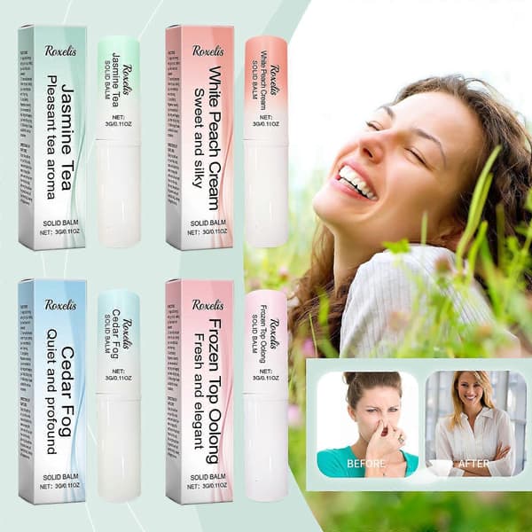 Langvarig mild duft solid parfymebalsam Fresh—ls