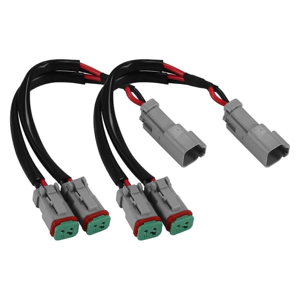 Y-typkablar Deutsch DT DTP 2-polig sockeladapter för LED-pod