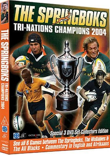 Springboks - Tri-nations Champions 2004 (2005) cert E Kvalitet garanteret - Region 2—ls DVD DVD