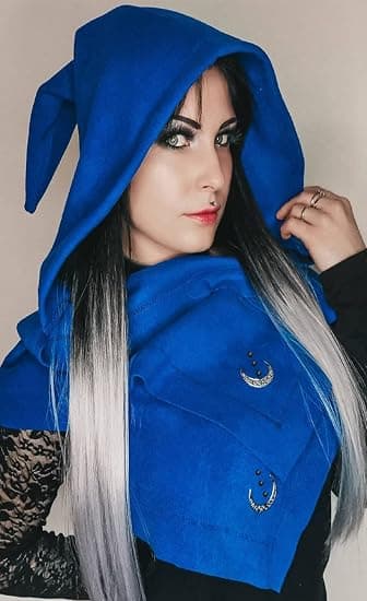 Rabatt Heksehatt for kvinner Varm Fleece Hette Skjerf Halloween P