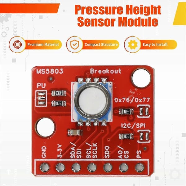-MS5803-14BA Fluidtrykksensor Breakout-modul