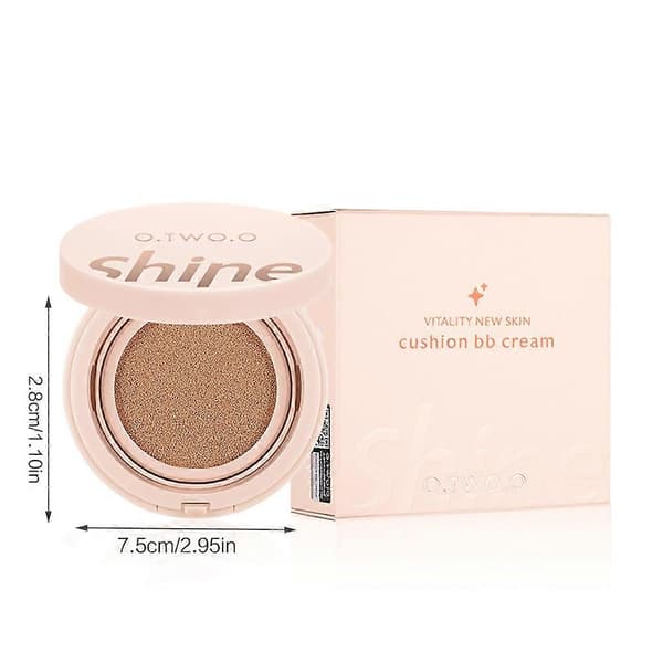Luftkudde BB Concealer Återfuktande Flytande Foundations CC Cream 3 Färger—ls pink white