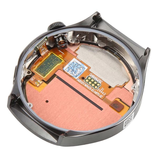 Til Huawei Watch 5 46mm KOMPATIBEL LCD-skærm Digitizer Fuld samling med ramme Black