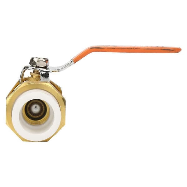 Messingrørkugleventil med dobbelt PPR-varmesmeltningsfitting 1\"BSP DN25