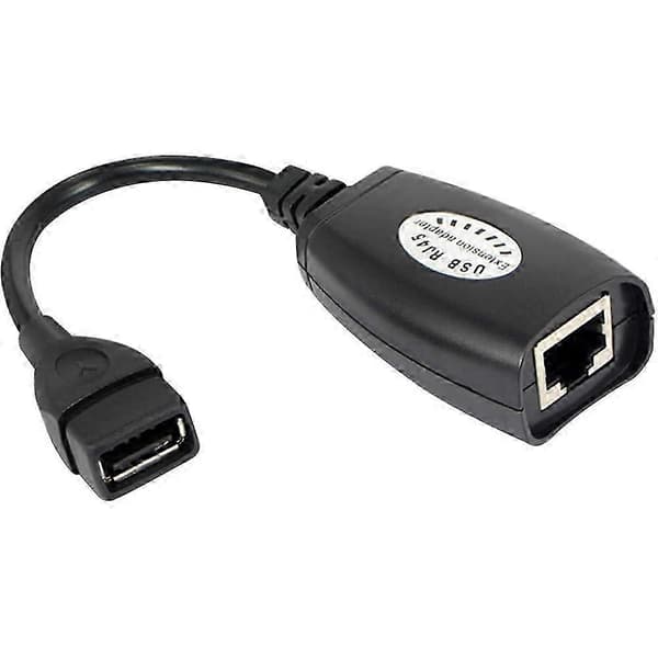 USB til RJ45 RJ 45 LAN-kabel forlængeradapter Extender USB til netværksportudgave 0710[ls] 5 5