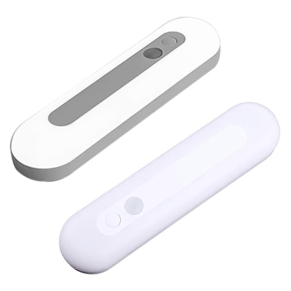 Lang strimmel sensor natlys LED skabslys gang sengeskab lys—ls 18cm (1200mah battery) White light