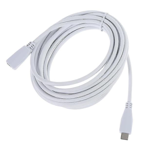 5A 20V USB Type-C -jatkokaapeli (naaras-uros) 5m