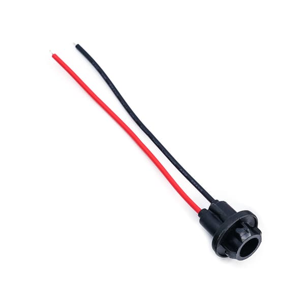 T10 w5w led/halogen kontaktor/sokkel 10-pak blød