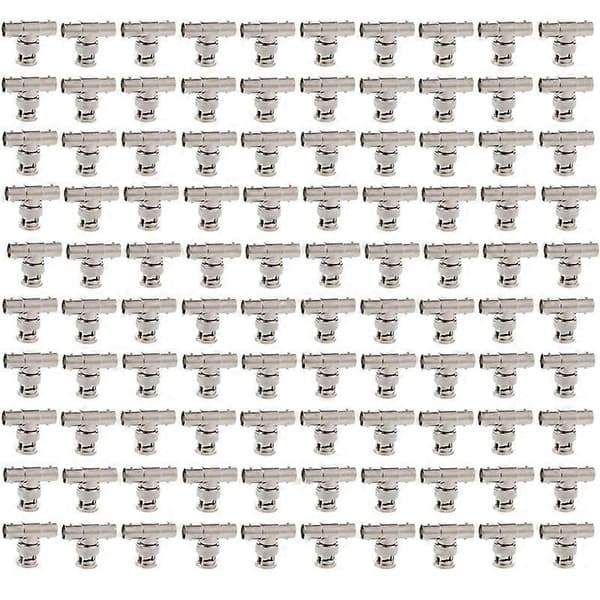 100 STK UG274U BNC T-type én han til dobbelt BNC hun-stikadapter Not Specified