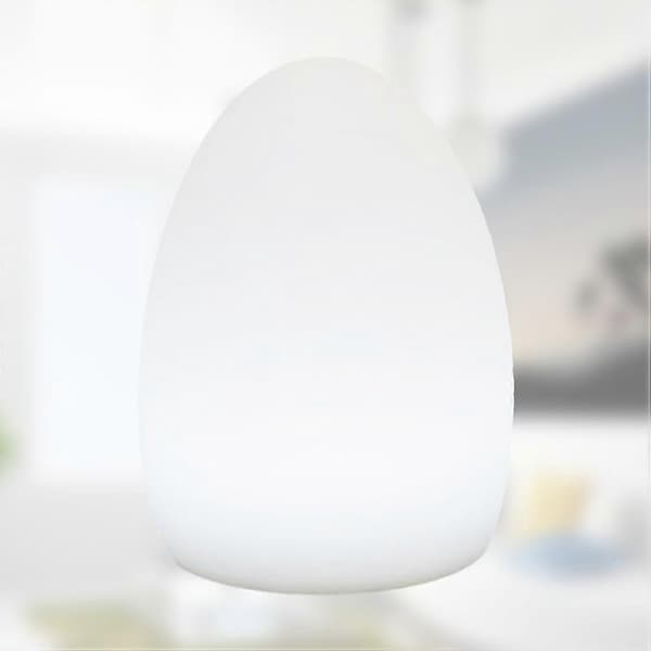 LED æggeformet bordlampe til belysning med USB-opladning – ls