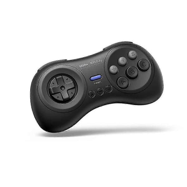 SQCLV M30 2.4G trådløs gamepad til den originale Sega Genesis og Sega Mega Drive - Sega Genesis, sort[ls]