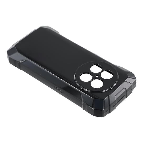 Kompatibelt deksel for Blackview Rock 2 mykt TPU-deksel med fallbeskyttelse Black