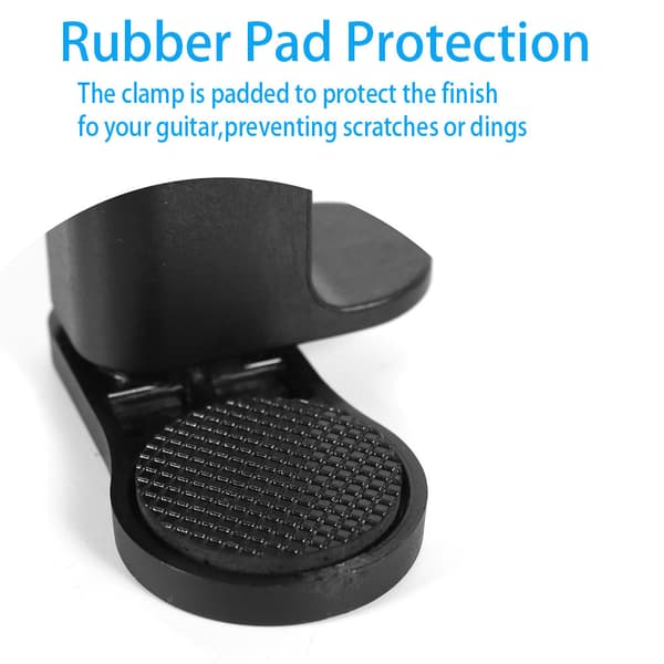 Gitarrtelefonhållare - Justerbart och roterbart gitarrfäste för gitarrer/ukulele, universell smartphone-kompatibilitet, perfekt för digitala noter