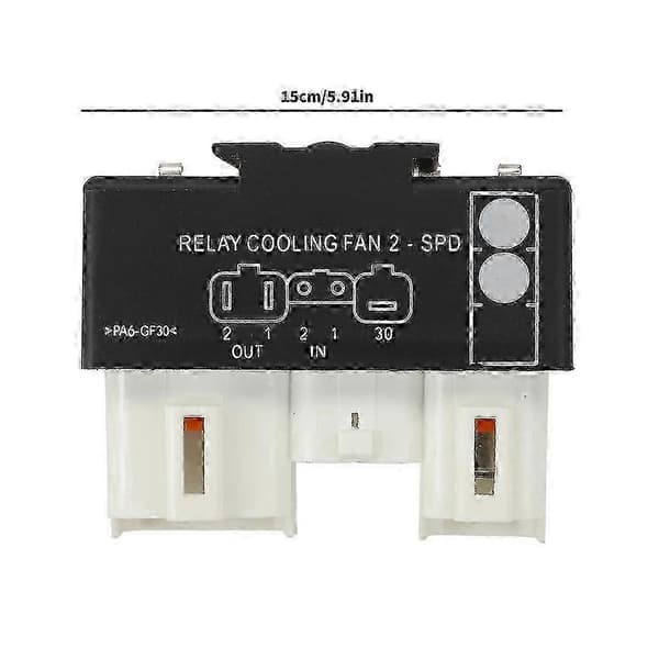 Ventilatorrelæ til Volvo 940 960 C70 - erstatning for varmeapparatkontrolenhed—ls Black