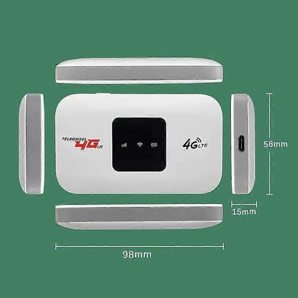 4G Mobil WiFi Bærbar SIM-kort Router, Eurasisk Version Not Specified