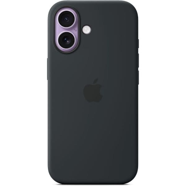 Apple silikonikuori iPhone 17:lle – musta