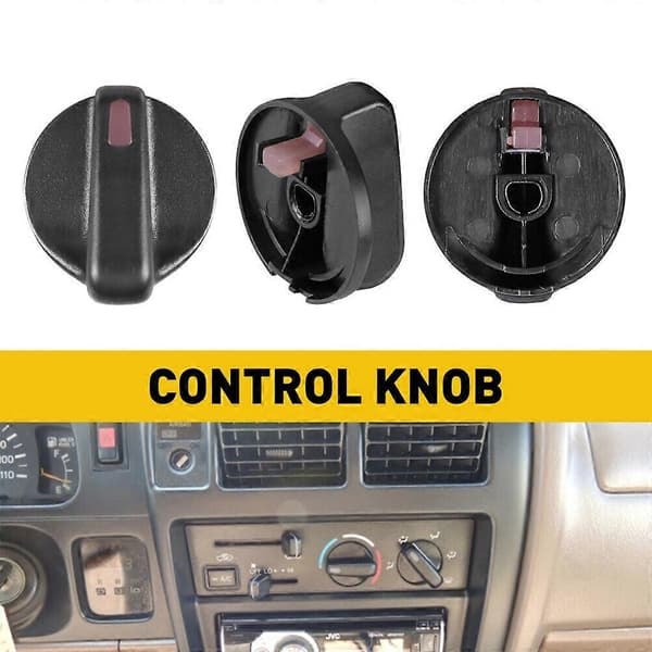 3 stk A/C temperaturkontrollknapp HVAC viftekontrollknapp for 1995-2004 Tacoma