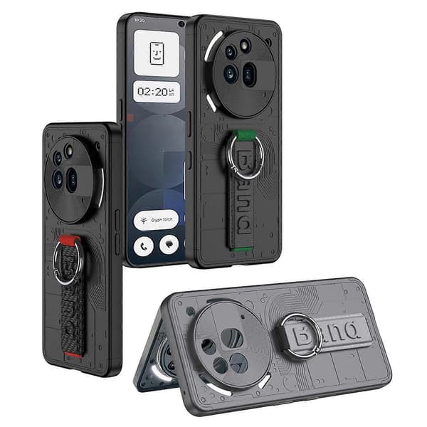 Shield Side Håndleddsrem Magnetisk Telefondeksel Carbon fiber For Nothing Phone 3a Pro