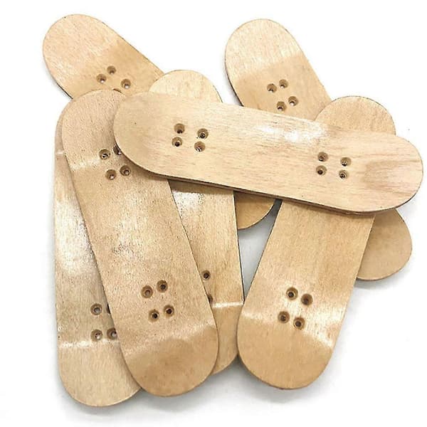 10 stk. nye udskiftnings træplade finger skateboard dele til finger skateboards